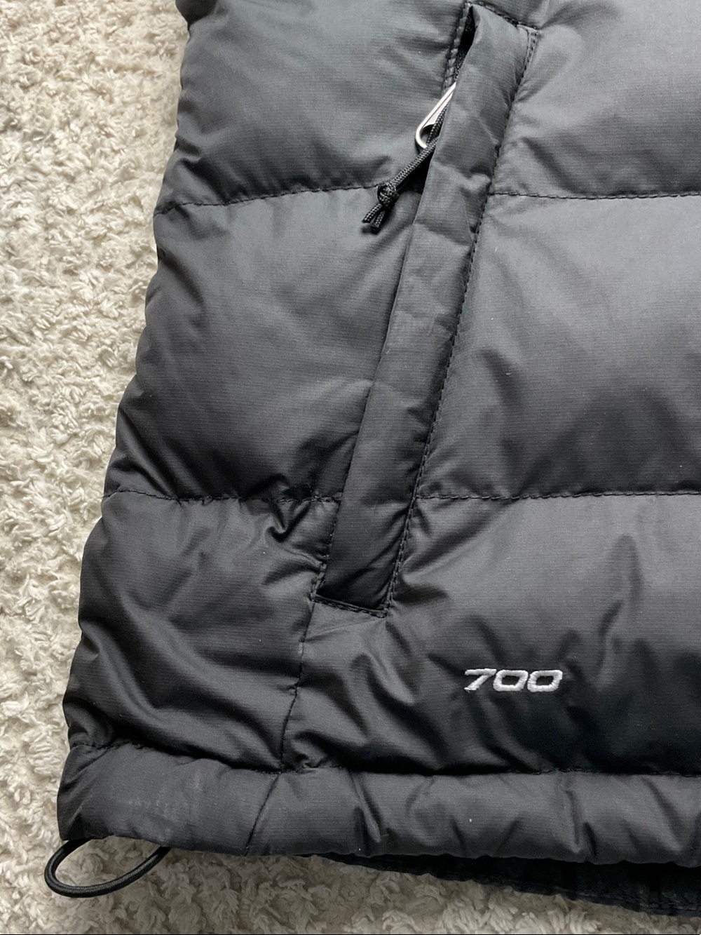 The North Face Women’s Nuptse Black Puffer Down 700 Vest Size Medium - Picture 6 of 16